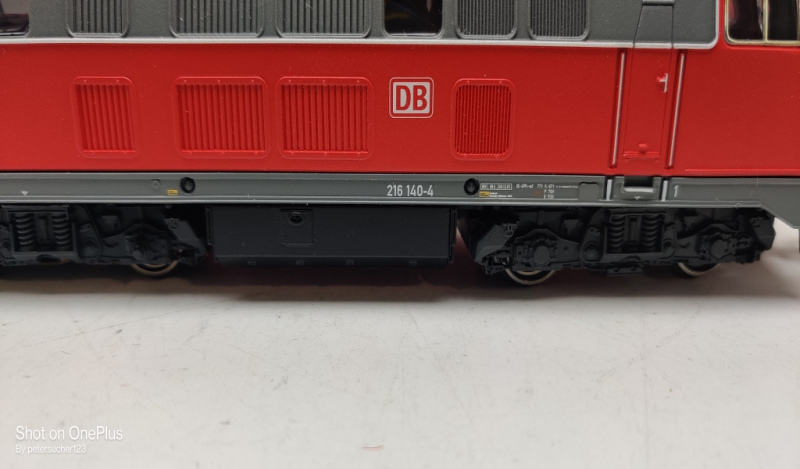 Märklin H0 AC 36218 / BR216 Diesellok / DB / Mfx / Beschreibung / OVP