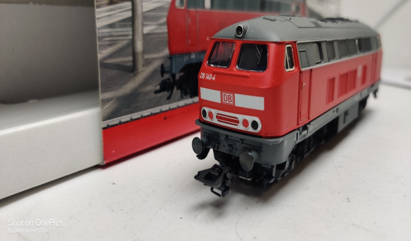 Märklin H0 AC 36218 / BR216 Diesellok / DB / Mfx / Beschreibung / OVP