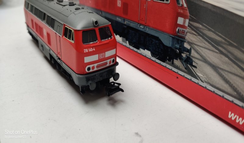 Märklin H0 AC 36218 / BR216 Diesellok / DB / Mfx / Beschreibung / OVP