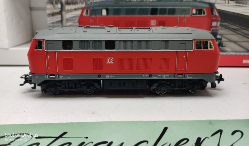 Märklin H0 AC 36218 / BR216 Diesellok / DB / Mfx / Beschreibung / OVP