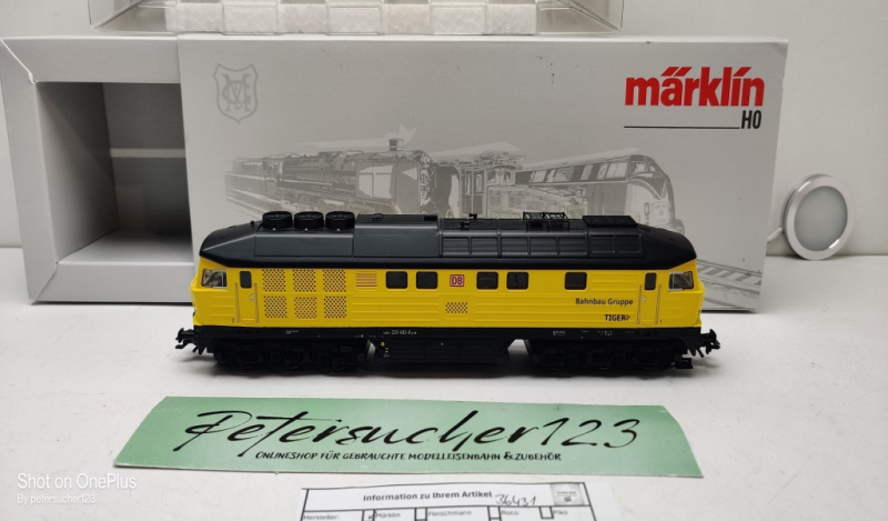 Märklin H0 AC 36431/ BR233 Diesellok DB / Mfx / Sound / Beschreibung / OVP