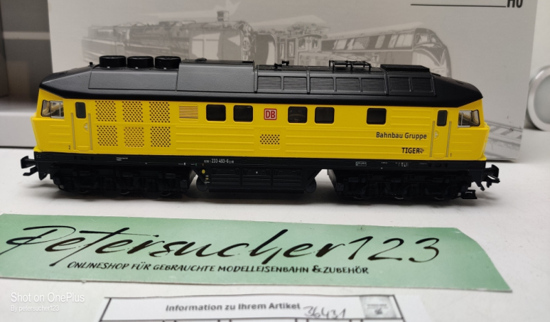 Märklin H0 AC 36431/ BR233 Diesellok DB / Mfx / Sound / Beschreibung / OVP