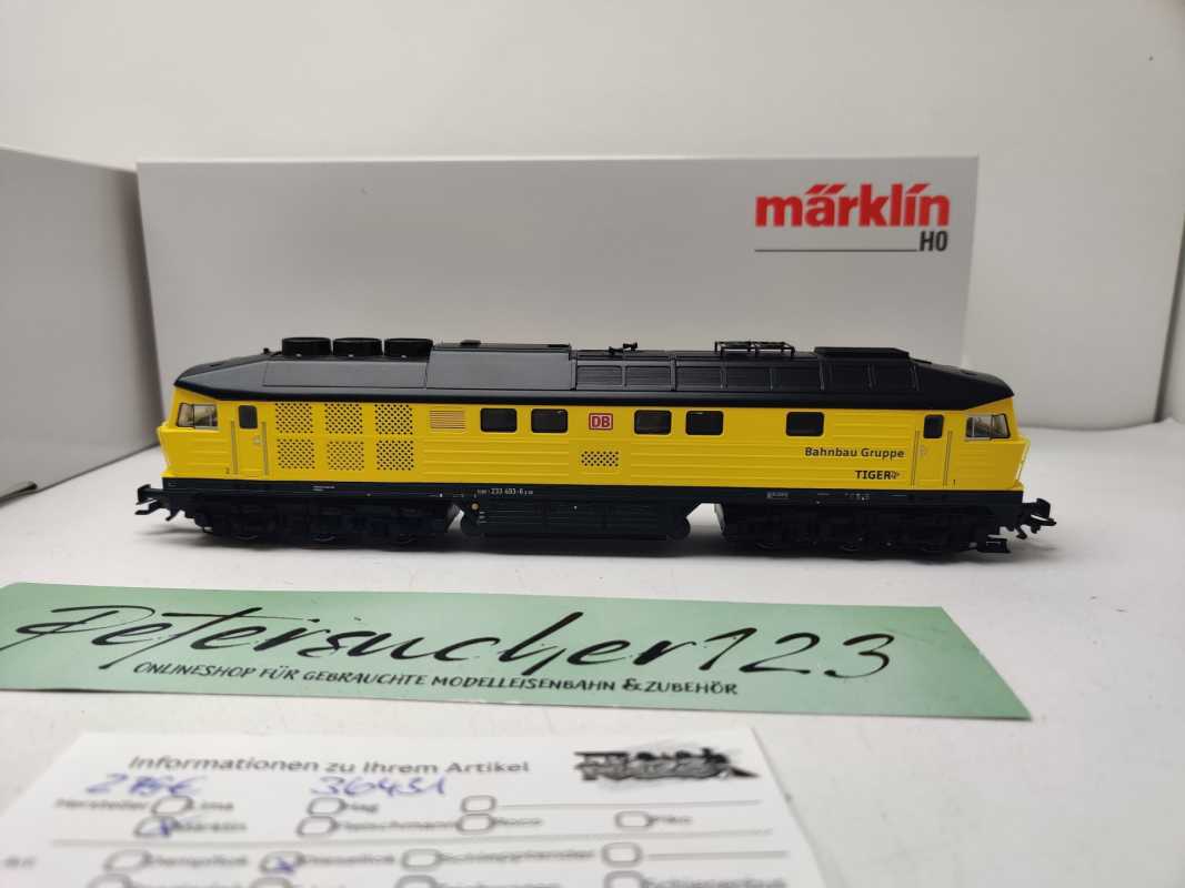 Märklin / AC / H0 / 36431 Diesellokomotive BR 233 „Tiger“ / DB Netz / Mfx / Sound / OVP