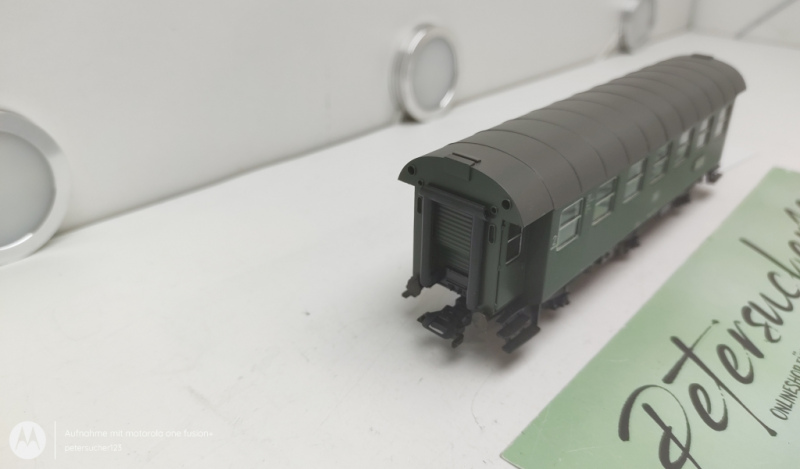Märklin H0 AC 36793 Personenwagen / 3-Achser / 2.Kl. / Grün / DB