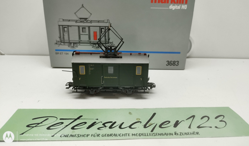 Märklin H0 AC 3683 / BR ET 194 Triebwagen / DRG /  Delta-Digital / OVP