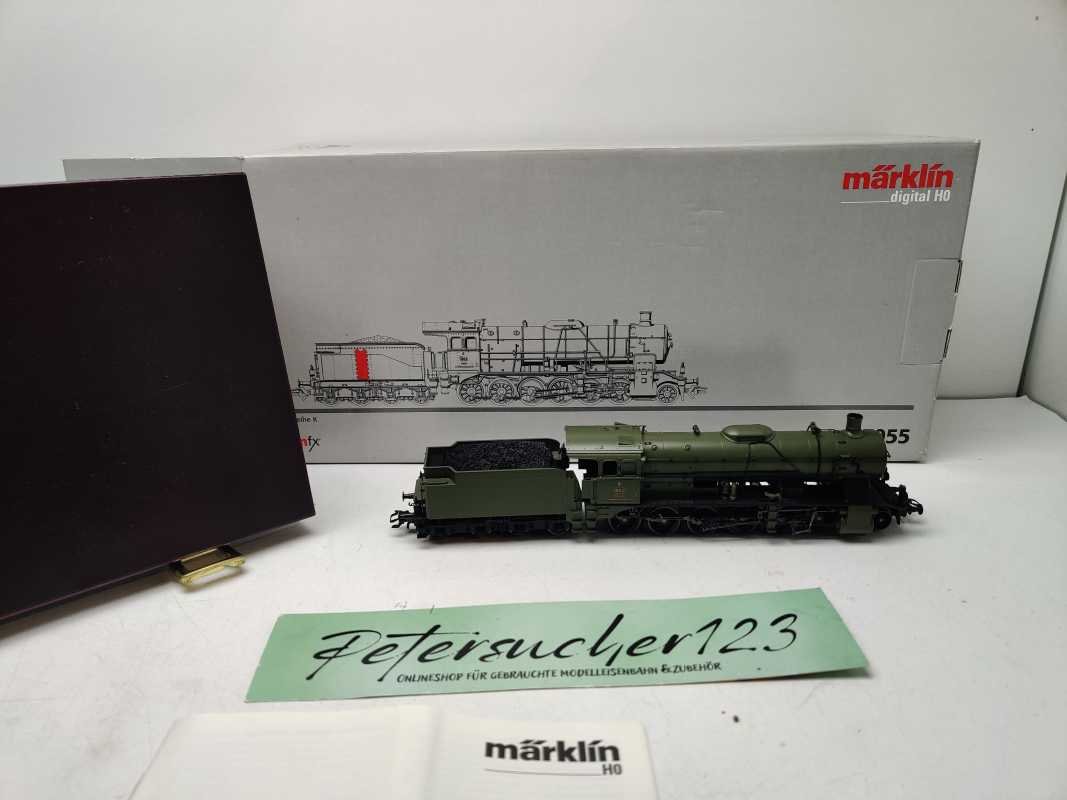 Märklin H0 AC 37055 / Güterzug-Schlepptenderlokomotive / Reihe K / K.W.St.E. / Holzkiste / Mfx / Sound / OVP