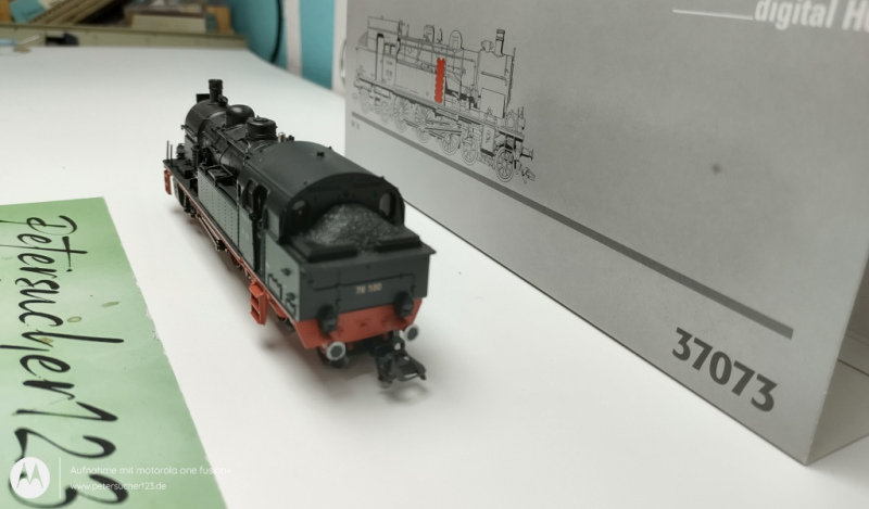 Märklin H0 AC 37073 / BR78 100 Dampflok / DR / Delta Digital / OVP