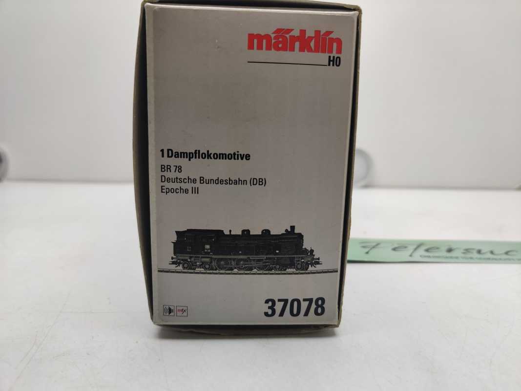Märklin H0 AC 37078 / BR78 klassische Tender-Dampflokomotive  / ehemals preußische T 18 / DB / Mfx / OVP