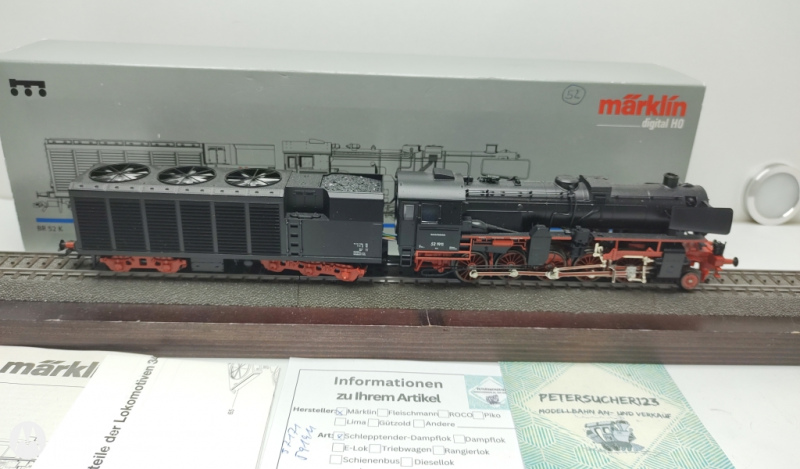 Märklin H0 37171 / BR52 K Dampflok Schlepptender / DB / Delta Digital / OVP