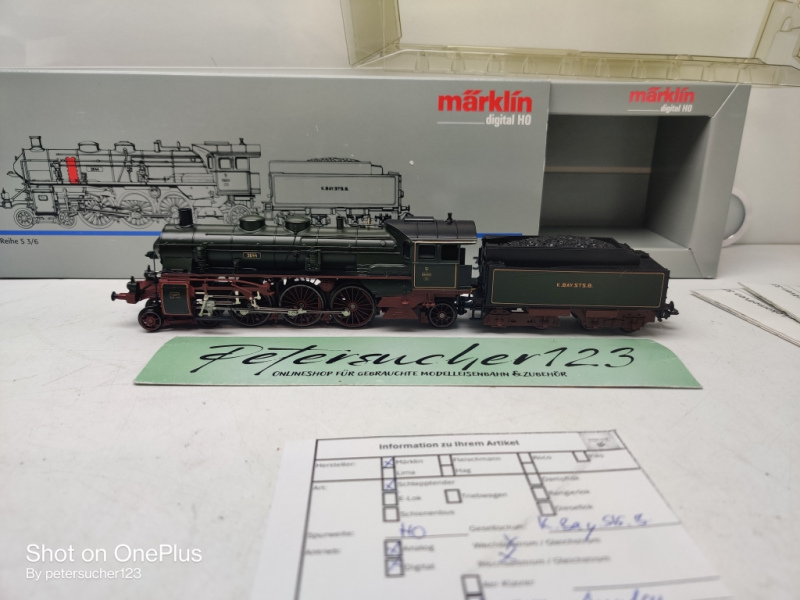 Märklin H0 AC 37181  Märklin Schlepptender/ Delta Digital / K.Bay.Sts.B. / OVP