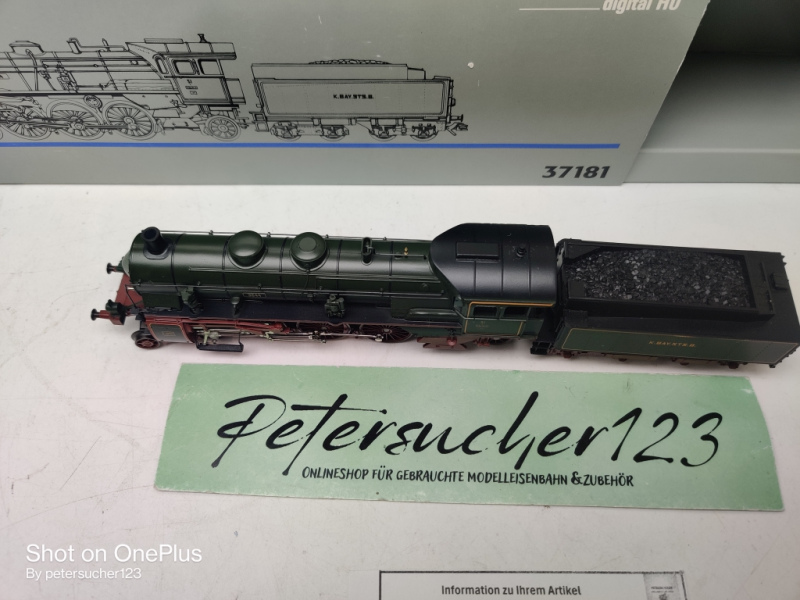 Märklin H0 AC 37181  Märklin Schlepptender/ Delta Digital / K.Bay.Sts.B. / OVP