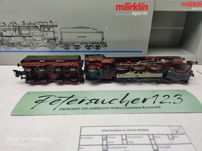 Märklin H0 AC 37181  Märklin Schlepptender/ Delta Digital / K.Bay.Sts.B. / OVP