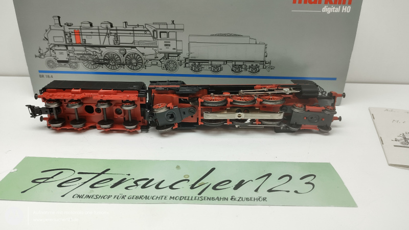 Märklin H0 AC 37184 / BR18.4 Dampflok Schlepptender /  Delta-Digital / OVP