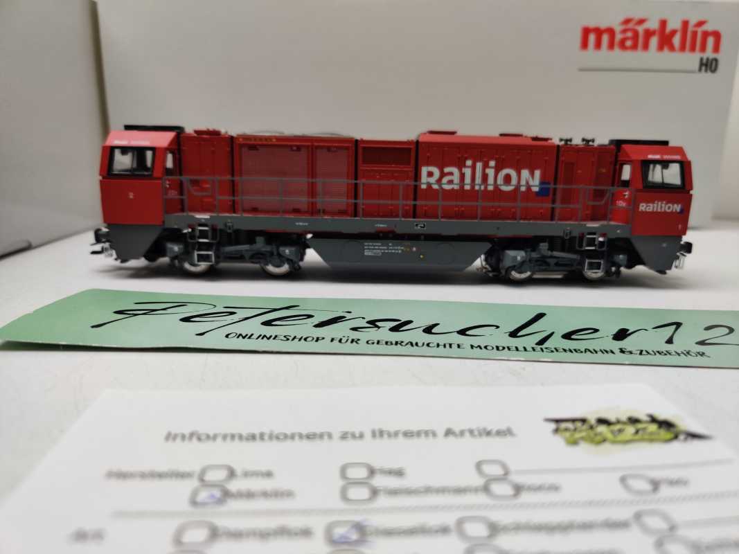 Märklin H0 AC 37200 /  schweren dieselhydraulischen Güterzuglokomotive Vossloh G 2000 BB / Mfx / Sound / OVP