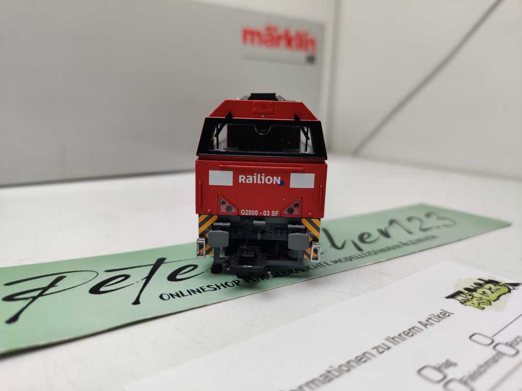 Märklin H0 AC 37200 /  schweren dieselhydraulischen Güterzuglokomotive Vossloh G 2000 BB / Mfx / Sound / OVP