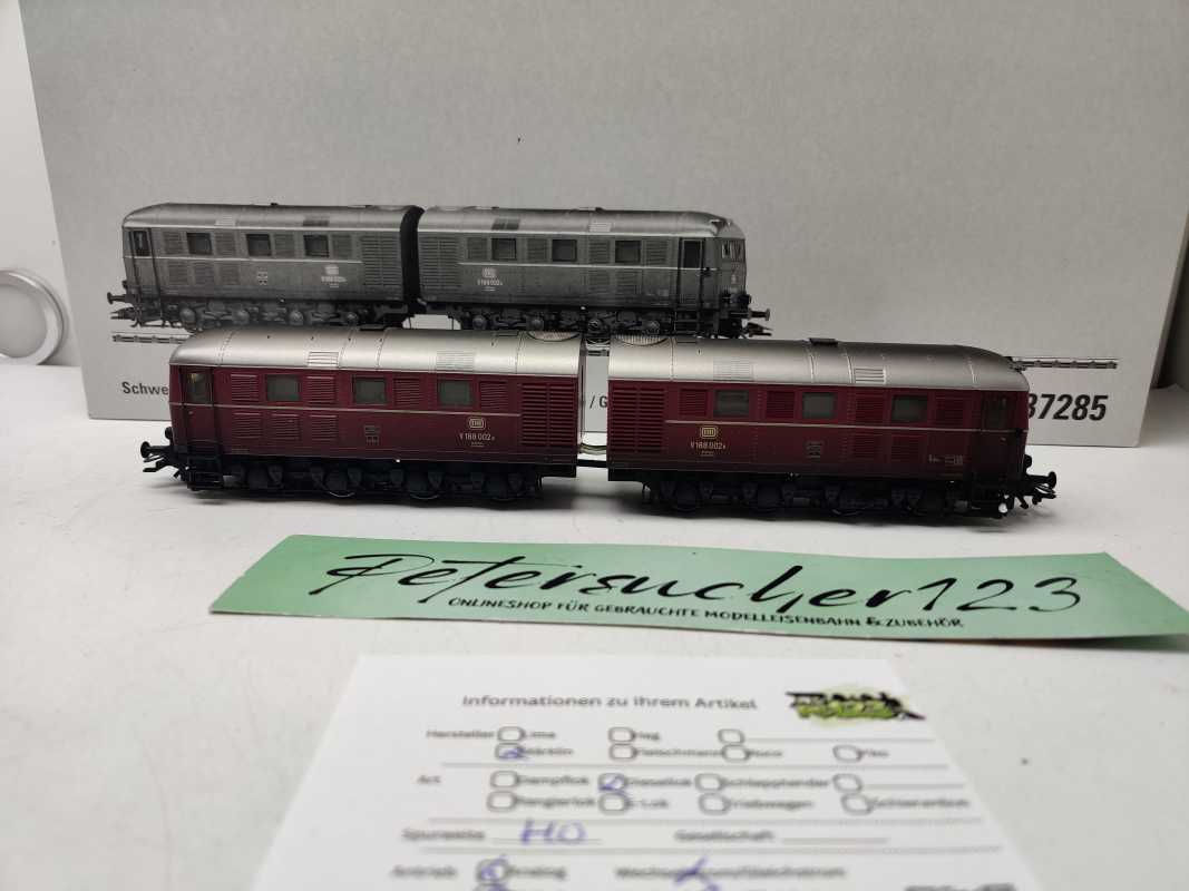 Märklin / AC / H0 / 37285 schwere Diesel-Doppellokomotive / BR V 188 / DB / Mfx / Sound / OVP