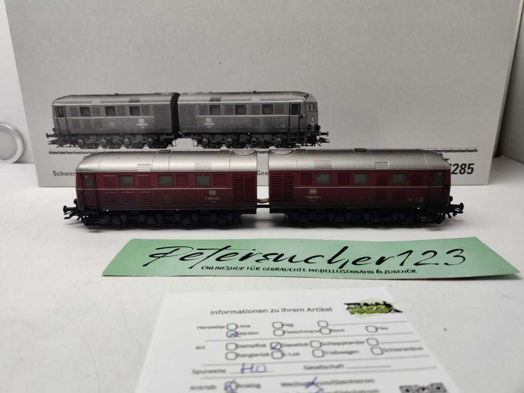 Märklin / AC / H0 / 37285 schwere Diesel-Doppellokomotive / BR V 188 / DB / Mfx / Sound / OVP