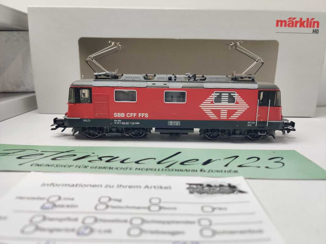 Märklin / AC / H0 / 37347 Schweizer Elektrolokomotive / Serie Re 4/4 II Serie 420 / SBB / Mfx / OVP