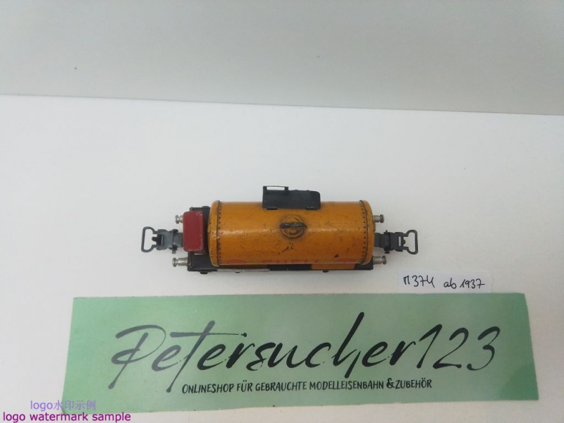 Märklin H0 AC 374 Kesselwagen m Bremserhaus "SHELL" / Metallausführung