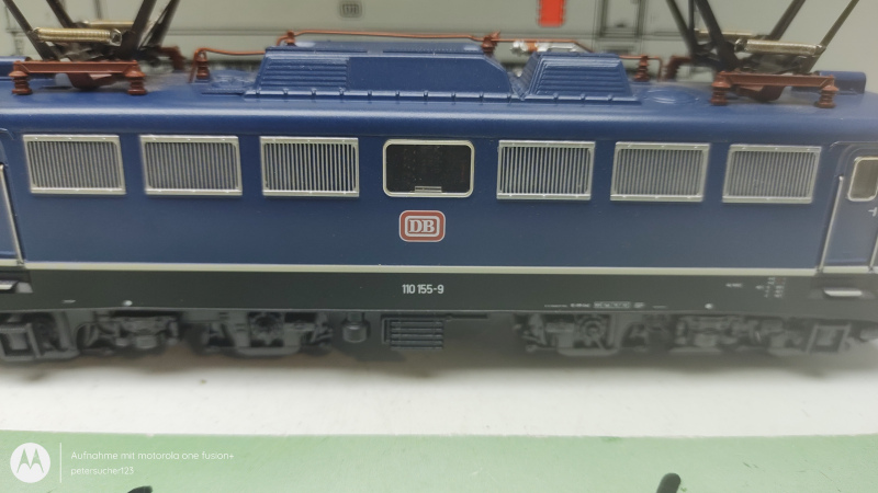 Märklin H0 AC 3740 / BR110 Elektrolokomotive Delta-Digital / DB / Blau / OVP