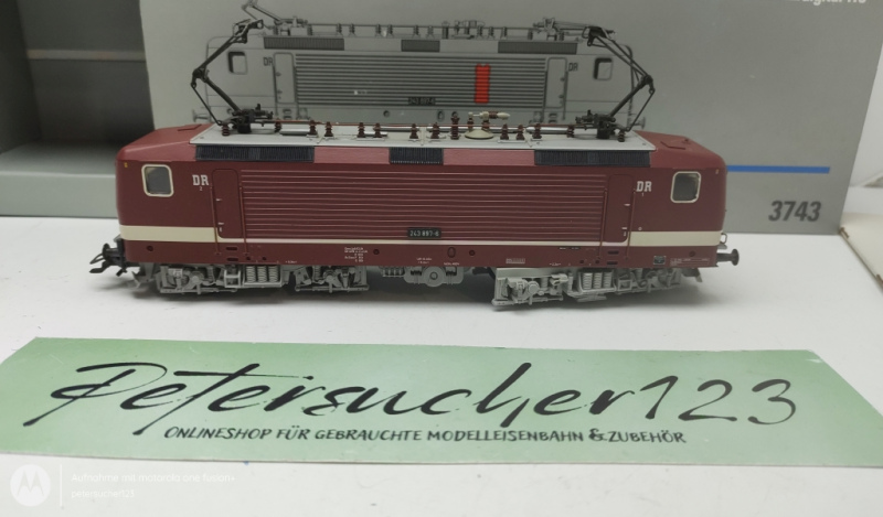 Märklin H0 3743 / BR243 E-Lok / Delta Digital  / DR / OVP