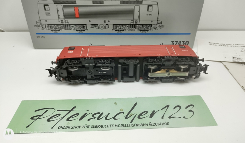 Märklin H0 AC 37430 / BR143  Elektrolokomotive DB / Delta Digital / Analog / OVP