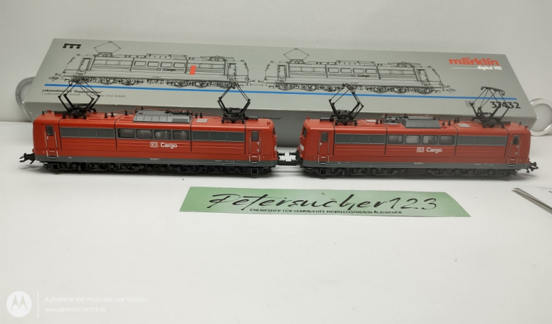 Märklin H0 37432 / Lokomotiven-Set Cargo Doppeltraktion BR 151/ DB AG / Digital / Sound / OVP