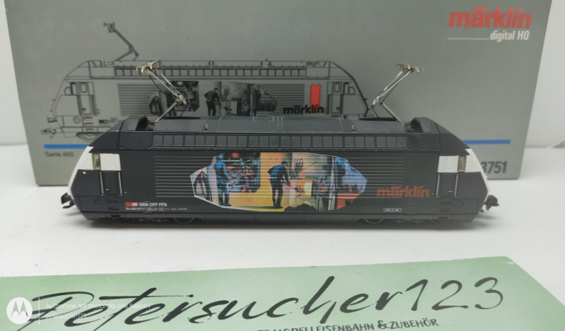 Märklin H0 AC 3751 / Serie 460  Elektrische Lokomotive  / SBB / Delta Digital / OVP
