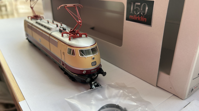 MÄRKLIN H0 AC 37575 / BR E 03 Elektrolokomotive DB / Mfx / Sound / OVP