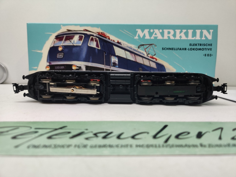 Märklin H0 AC 37578 / Elektrolokomotive Baureihe E03 / Mfx / Sound / Blau / OVP
