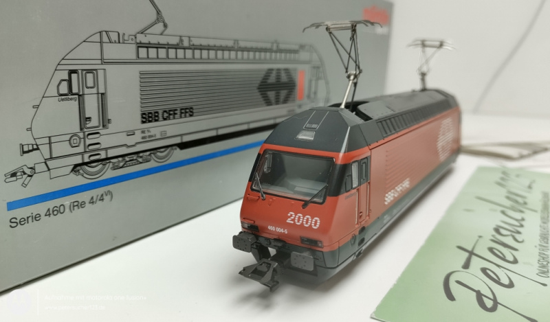 Märklin H0 AC 3760 Elektrische Lokomotive Serie 460 024-3 / SBB Delta Digital / OVP