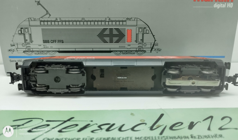 Märklin H0 AC 3760 Elektrische Lokomotive Serie 460 024-3 / SBB Delta Digital / OVP