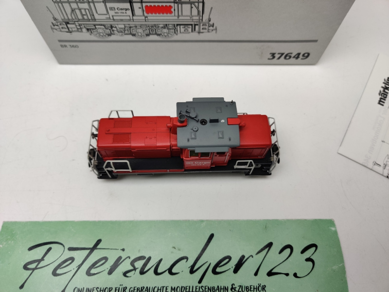 Märklin H0 AC 37649 / BR360 159-8  Diesellok Cargo / DB / Delta Digital / OVP