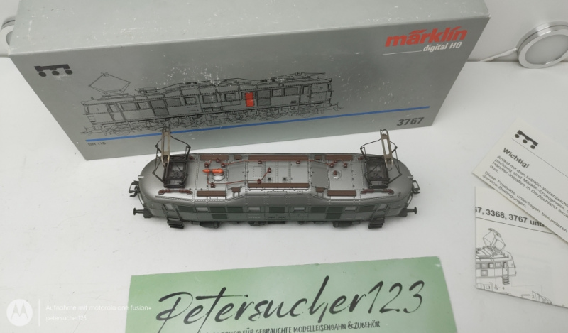 Märklin H0 AC 3767  Elektrische Lokomotive BR 118 / DB / Delta - Digital / OVP