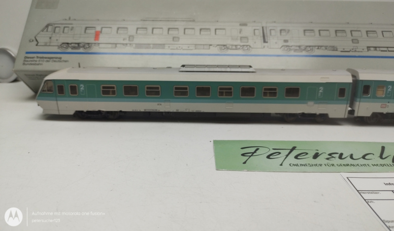 Märklin H0 AC 3776 / Diesel Triebwagen  / Baureihe 610 / Delta-Digital / DB / OVP