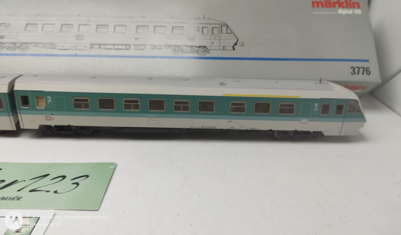 Märklin H0 AC 3776 / Diesel Triebwagen  / Baureihe 610 / Delta-Digital / DB / OVP