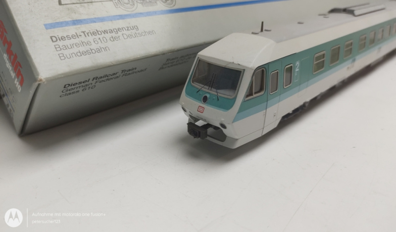 Märklin H0 AC 3776 / Diesel Triebwagen  / Baureihe 610 / Delta-Digital / DB / OVP