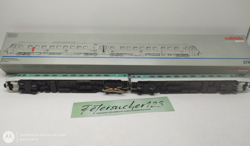 Märklin H0 AC 3776 / Diesel Triebwagen  / Baureihe 610 / Delta-Digital / DB / OVP