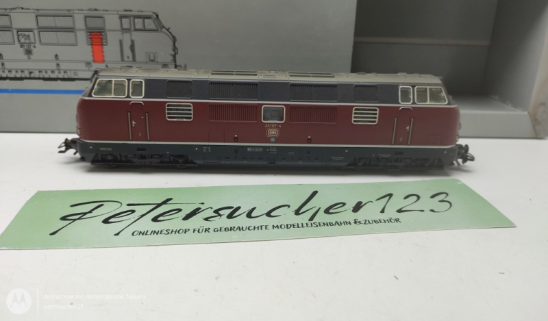 Märklin H0 AC 3782 / BR221 Diesellok / Delta Digital / DB / OVP
