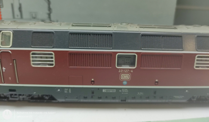 Märklin H0 AC 3782 / BR221 Diesellok / Delta Digital / DB / OVP