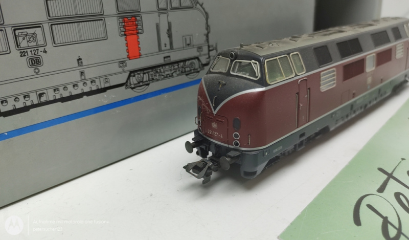 Märklin H0 AC 3782 / BR221 Diesellok / Delta Digital / DB / OVP