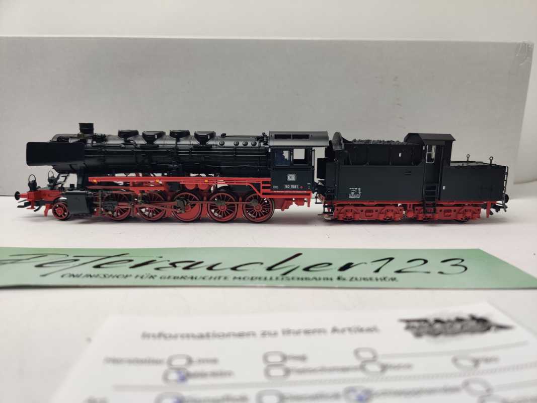 Märklin / AC / H0 / 37835 detaillierte Güterzug-Dampflokomotive / BR50 / DB / Mfx / Sound / OVP