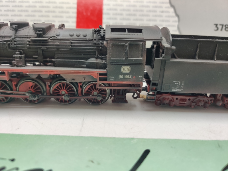 MÄRKLIN H0 AC 37845  Lokomotive BR 50 / Mfx / Sound / Zertifikat / Schaukasten / OVP