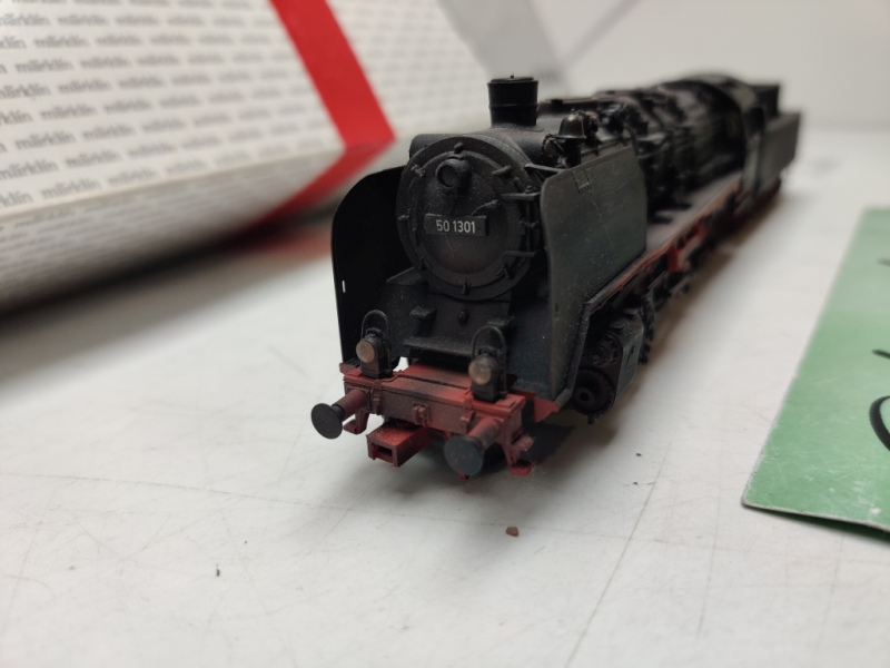 MÄRKLIN H0 AC 37845  Lokomotive BR 50 / Mfx / Sound / Zertifikat / Schaukasten / OVP