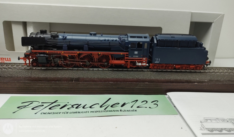 Märklin H0 37915 / BR03 1001 Dampflok mit Tender Ep.III  OVP / Mfx / Sound