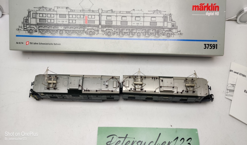 Märklin H0 AC 37591/ Ae 8/14 E-Lok Schweizer Bahnen / SBB / Delta-Digital / OVP
