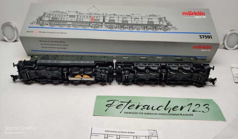 Märklin H0 AC 37591/ Ae 8/14 E-Lok Schweizer Bahnen / SBB / Delta-Digital / OVP