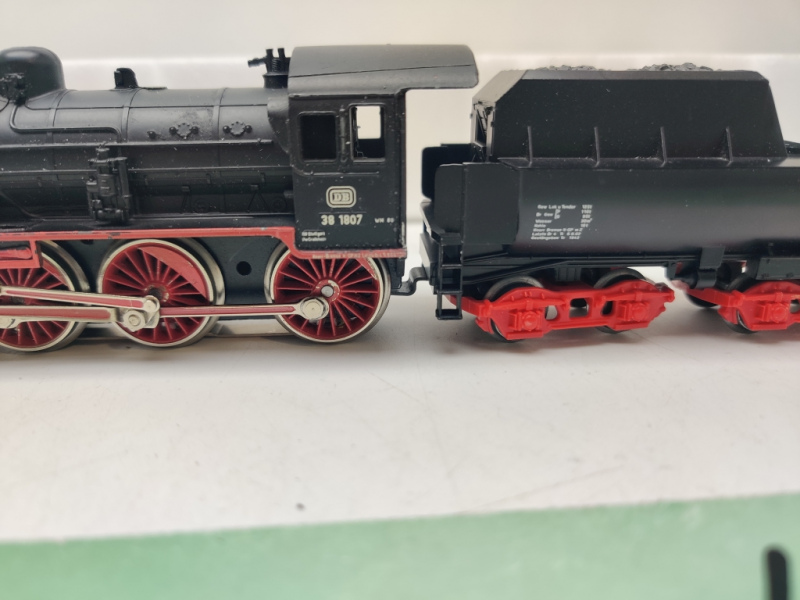 MÄRKLIN H0 AC 3098 / BR38 1807 Dampflok / Analog