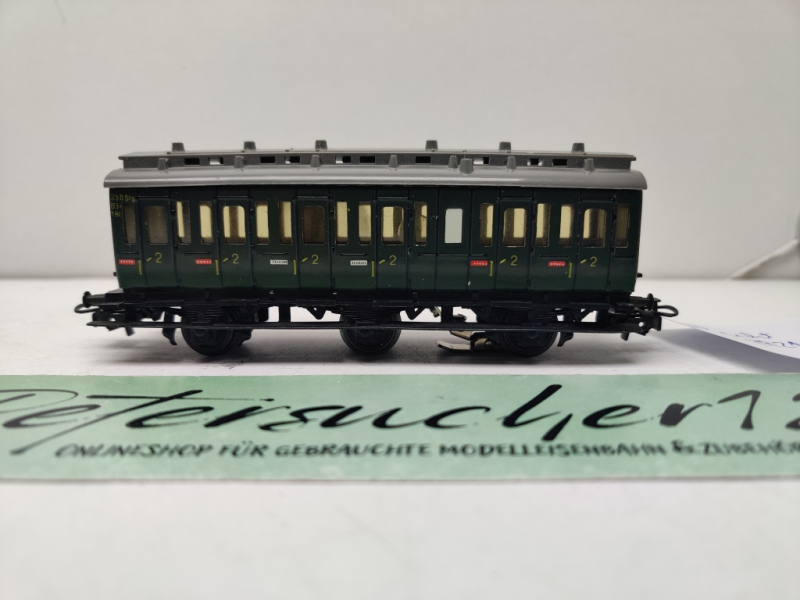Märklin H0 AC 4005 / 280 Abteilwagen 2.Kl. / Grün / Licht /