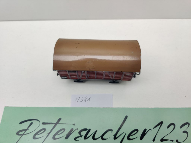 Märklin H0 AC 381 gedeckter Güterwagen / Blechgehäuse / Bauzeit 1947